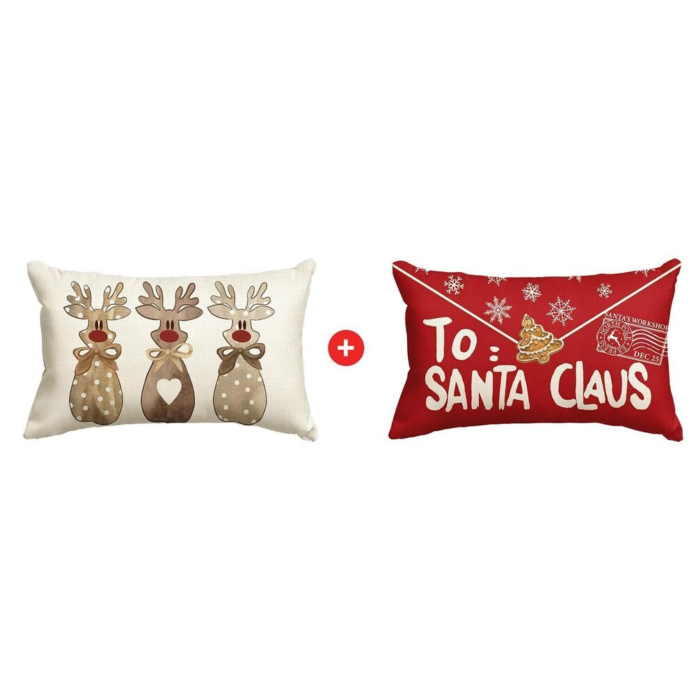 4513 Christmas Polka Dot Love Heart Reindeer to Santa Claus Snowflake